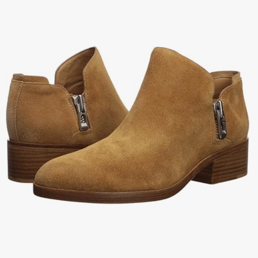 NEW 3.1 Phillip Lim Alexa tobacco suede moto bootie, 6.5